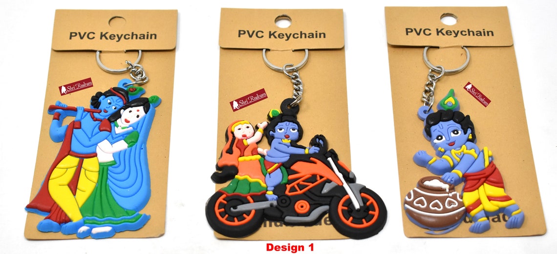 Shri Rudram Krishan Krishna Radha Krishna Key Ring Keychain Etsy