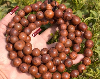 ShriRudram 108 Antique One Eye Tibetan Bodhi Seed 14 mm Mala , Phoenix Eye Bodhi Seed Mala, One Eye Bodhi Mala, Japa Mala Tibeti