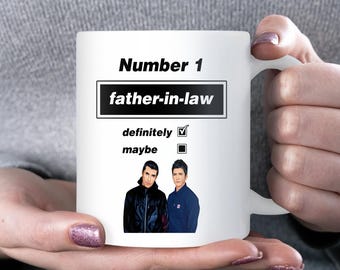 Funny Oasis Fan Mug for Father in Law, Number 1 Father in Law Birthday Gift, Funny Father in Law Oasis Christmas Gift, Boyfriend&#39;s Dad gift