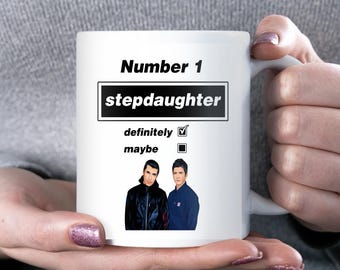 Oasis Definitely Maybe Mug for Step Daughter, Step-Daughter Oasis Birthday Gift, Christmas Gift for Step Daughter, Number One Stepdaughter