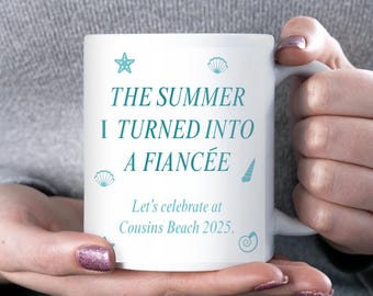 Personalised The Summer I Turned Pretty Engagement Gift, Friend Engagement Gift, TSITP Fiancee Gift, The Summer I Turned Into a Fiancée