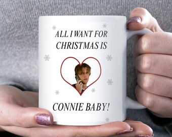 All I Want for Christmas is Connie Baby Mug, TSITP Gift, Conrad Fisher Christmas Gift, TSITP Christmas Gift, TSITP Secret Santa Gift for Fan