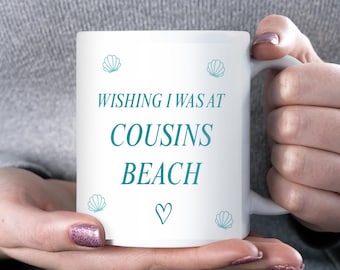 Wishing I Was at Cousins Beach Mug, TSITP Gift, The Summer I Turned Pretty Gift, TSITP Birthday Mug, Conrad Fisher Gift, TSITP Christmas