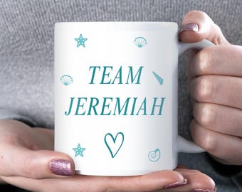 Team Jeremiah White Mug, Team Jellyfish Gift, The Summer I Turned Pretty Gift, TSITP Birthday for Friend, TSITP Christmas Jeremiah Fisher