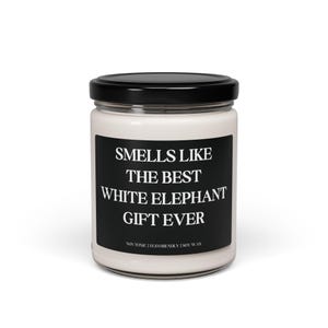 Funny White Elephant Candle Funny White Elephant Gift Adult Gift Exchange Gift Secret Santa Gift Joke Candle Christmas Funny Candle Gift Bild 5