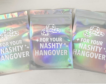 Hangover Kit- BAG ONLY, Recovery Kit, For Your Nashty Hangover Kit, Nashville Favor, Nash Bash, Nashville Recovery Kit, Nashville Birthday