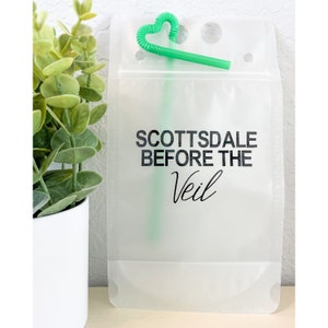 Scottsdale Bachelorette Party Drink Pouch: Bridesmaid Favor