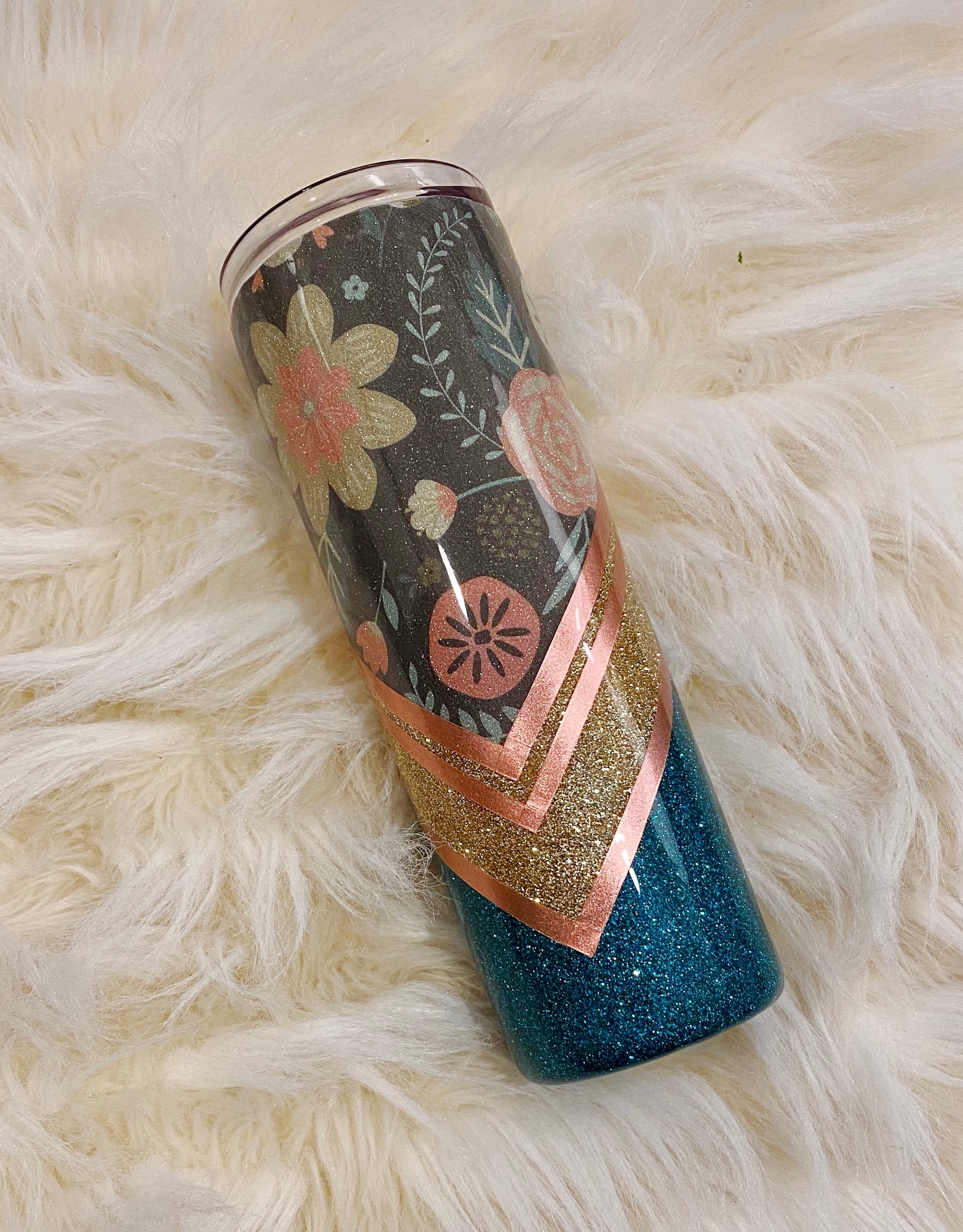 20oz V split Epoxy Tumbler Etsy