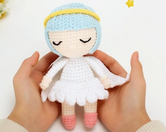 Patrón de crochet para angelito: crea un recuerdo de bebé angelical