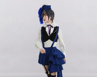 Kuroshitsuji Ciel Phantomhive Le Paquebot de luxe Uniforme Cosplay Costume S Kuroshitsuji Ciel Phantomhive Le Paquebot de luxe Uniforme Cosplay Costume S