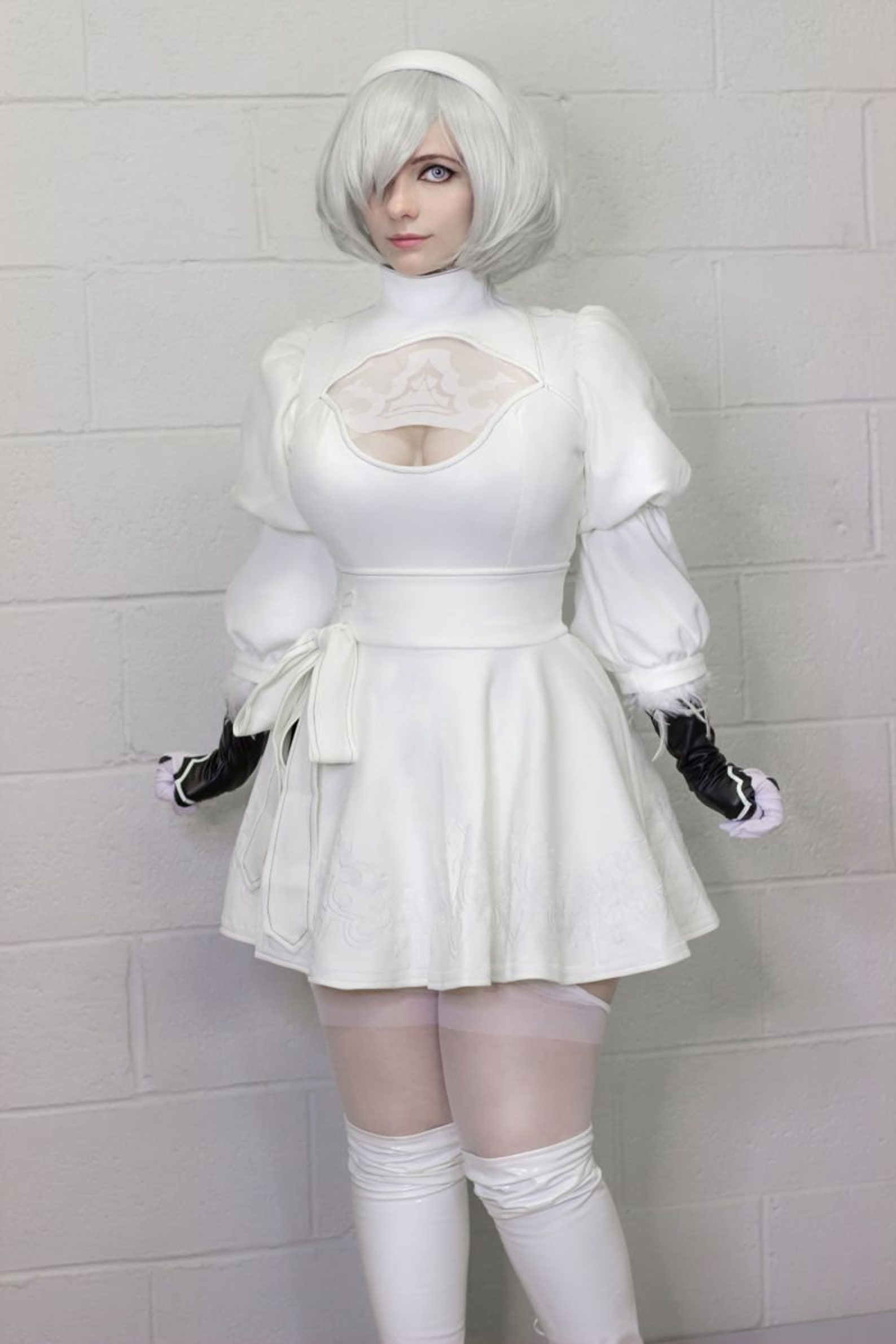 2B Cosplay Nier: Automata Yorha Costume White / Black Colors - Etsy
