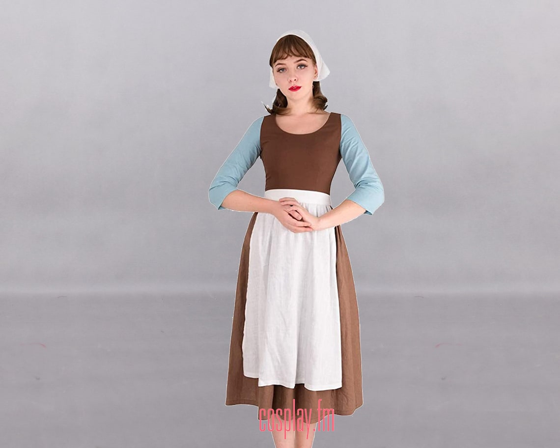 Princess Cinders Rags Peasant Cosplay Costume Cinderella Maid Etsy