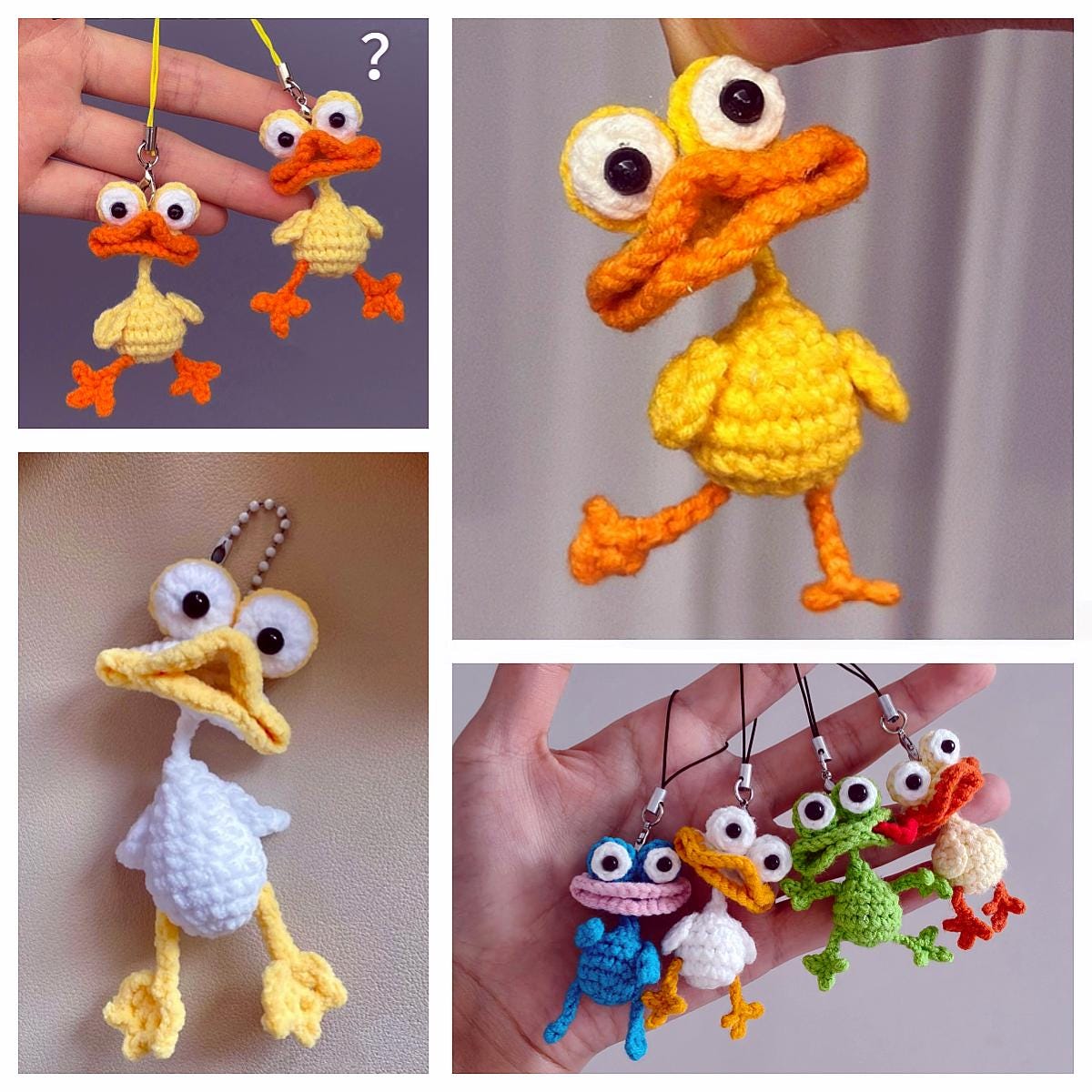 4-in-1 Ugly-cute Animals Crochet Pattern Quick and Fun Projects