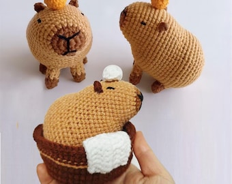 How to Crochet Lovely Capybara? - Amigurumi Capybara Crochet Pattern