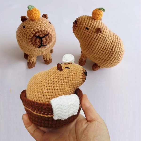 How to Crochet Lovely Capybara? - Amigurumi Capybara Crochet Pattern