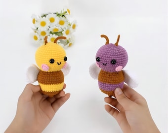 Little Bee Crochet Pattern - Amigurumi Insect (PDF Pattern)