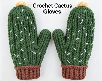 Adorable Cactus Gloves Crochet Pattern – DIY Artisan Project