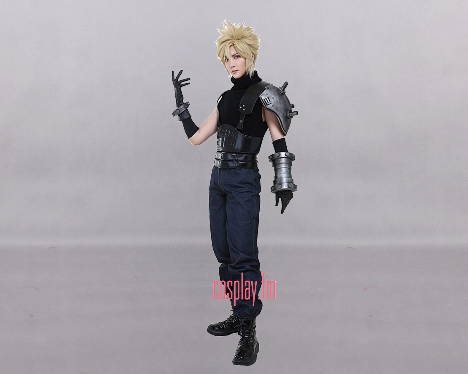 cloud strife sweater vest