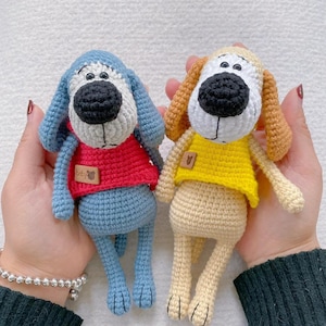 Modello all'uncinetto per ciondolo a forma di cane: divertente e facile!