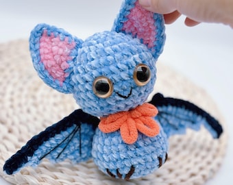 Spooky 3-in-1 Crochet Bat Pattern for Halloween Fun