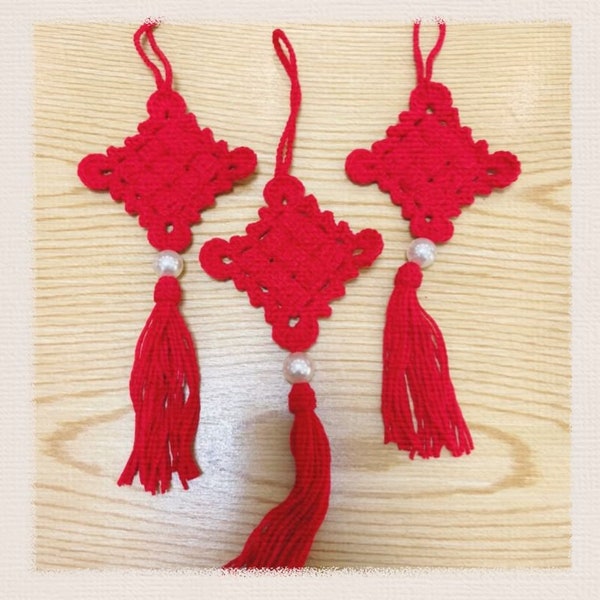 Chinese Knot Crochet Pattern - How to Crochet Chinese Knot for Lunar New Year?