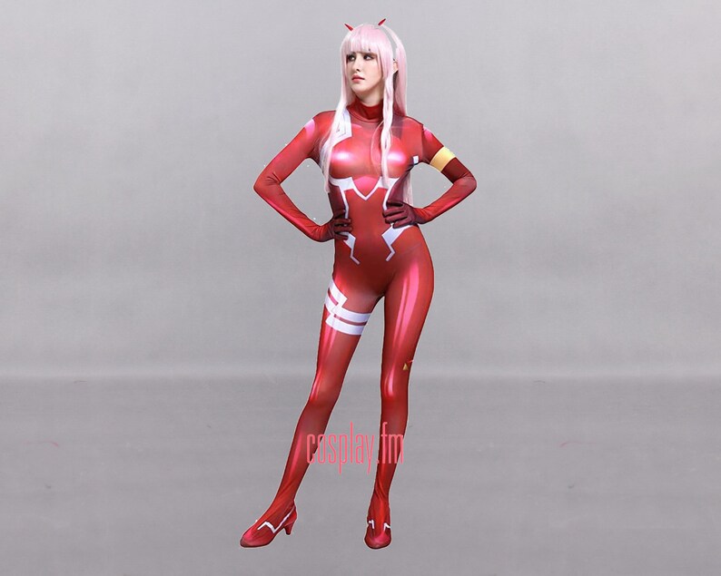 Women's Zero Two Battle Suit Code 002 Cosplay Costume Etsy
