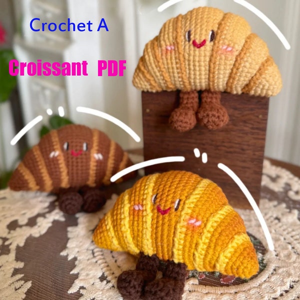 Croissant Crochet Pattern - Knit Your Own Delicious Treat!