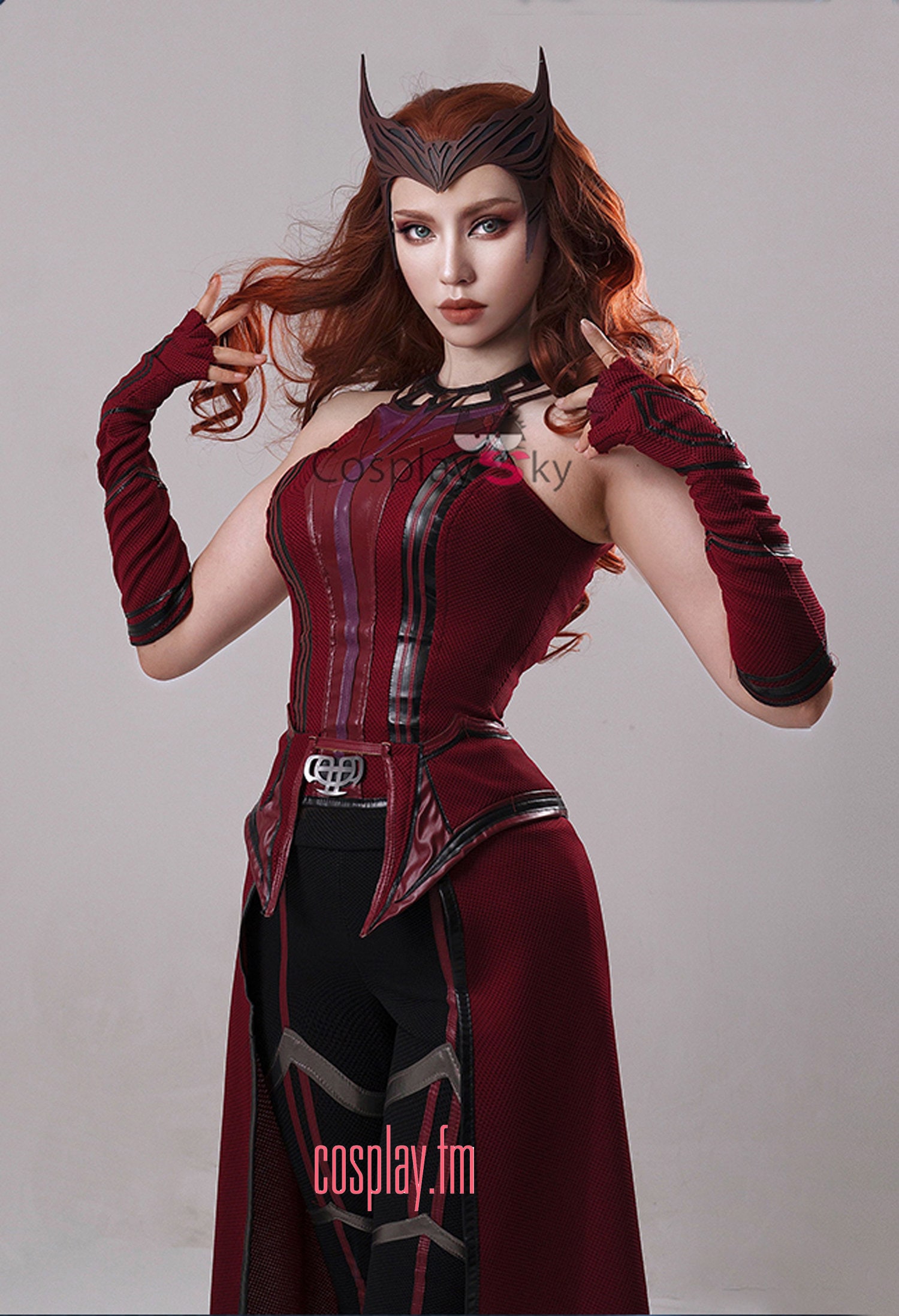Wandavision Scarlet Witch Outfits Halloween Carnival Suit Etsy