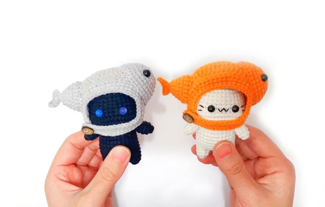 Cat in Fish Hat Crochet Pattern - Whimsical Amigurumi (PDF Pattern) - Etsy