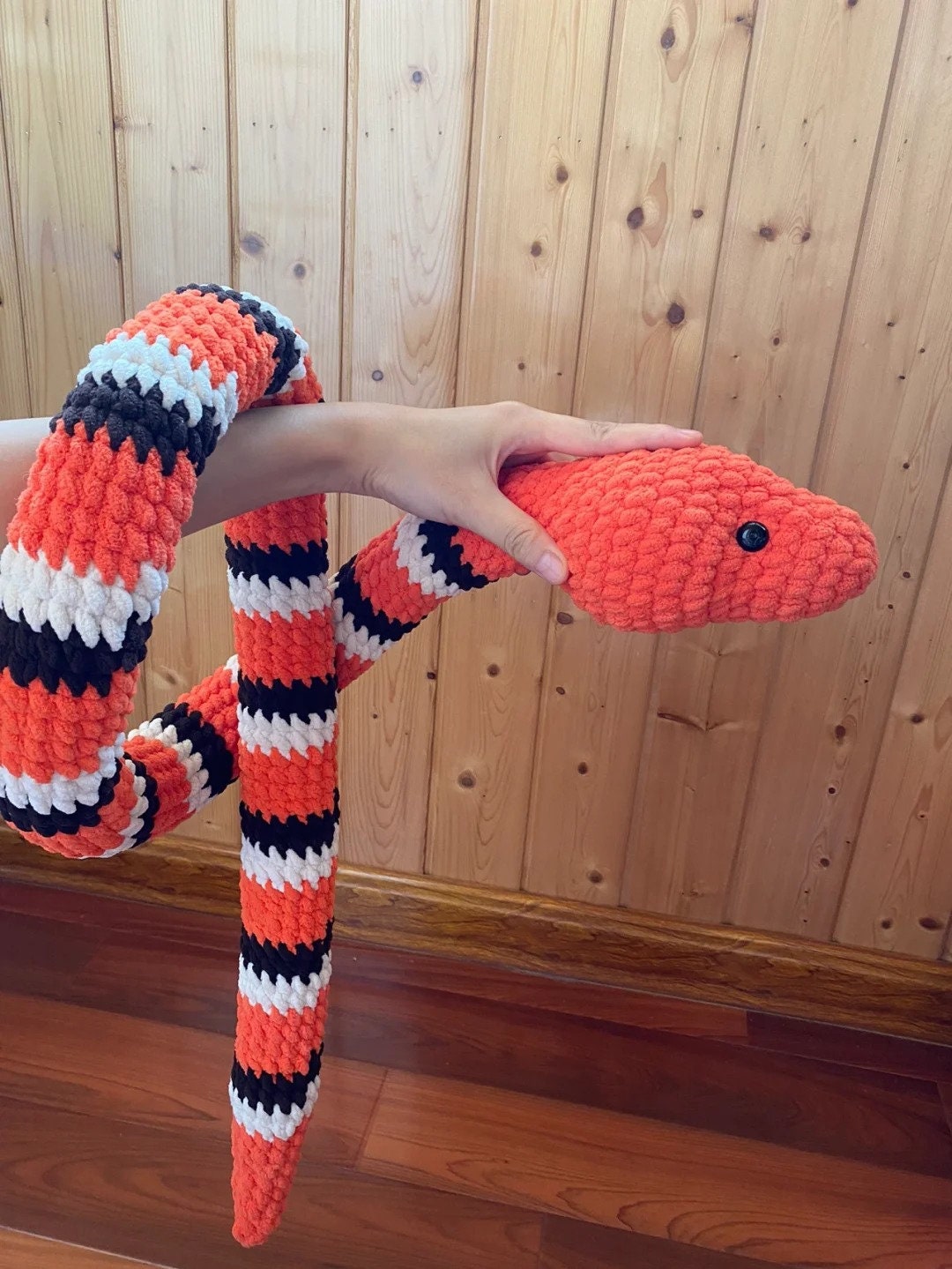 Unique Big Snake Crochet Pattern - Fun Amigurumi Animal DIY