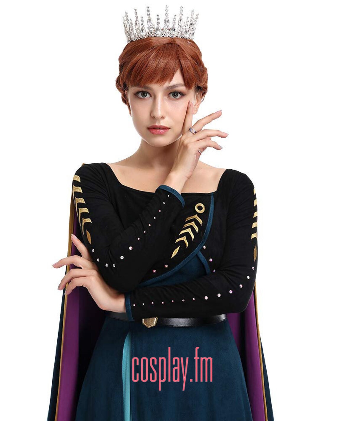 Frozen 2 Queen Anna Cosplay Costume Adult Princess Dress Up Etsy