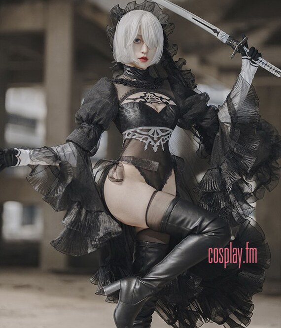 Nier Automata Yorha 2B Wedding Cosplay Costume - Etsy UK