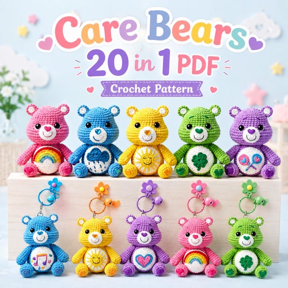 Crochet Bear Bundle