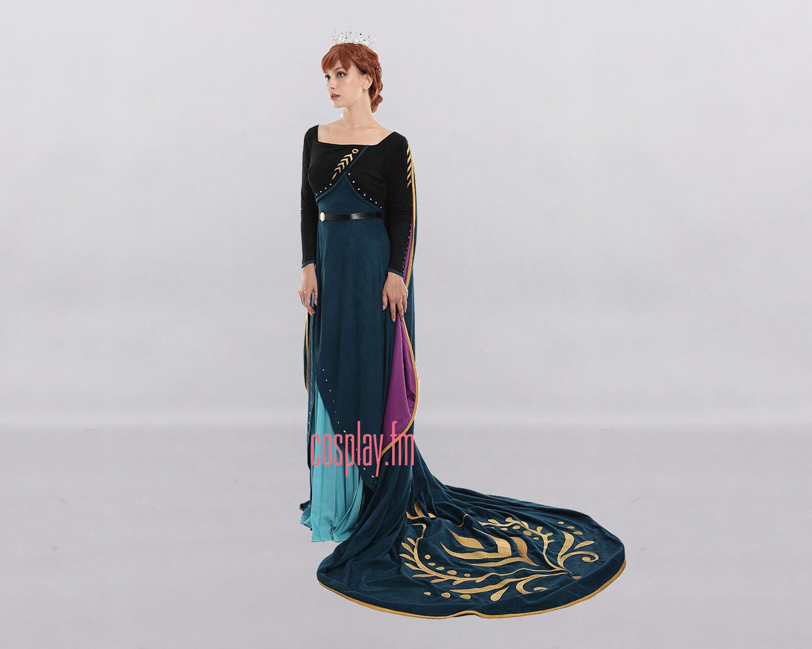 Frozen 2 Queen Anna Cosplay Costume Adult Princess Dress Up Etsy UK