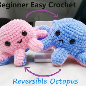 Patron de pieuvre réversible au crochet - Comment crocheter une pieuvre réversible ?