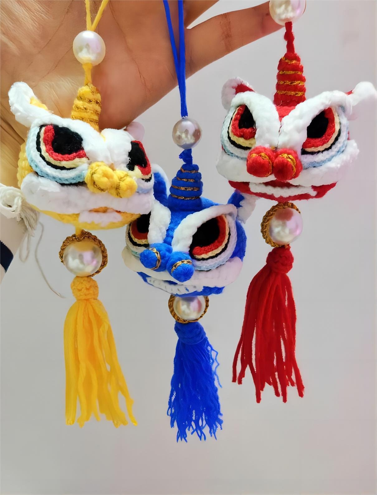 Dancing Lion Crochet Pattern - Lunar New Year (PDF Pattern) - Etsy