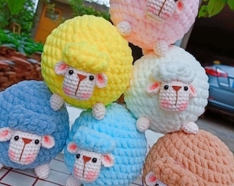 Adorable Chubby Lamb Crochet Pattern - Sheep Amigurumi DIY