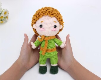 Modèle au crochet fait main pour poupée Le Petit Prince - Parfait pour les débutants