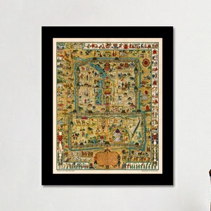 1936 Beijing Map - History Map of Beijing - Peiping Map - Chinese Wall ...