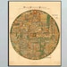 1898 World Map Print Rare Oldest World Map Medieval World Map Poster ...