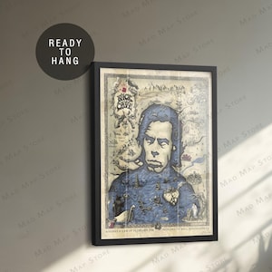 2006 Nick Cave Poster - Nick Cave Konzert Poster Druck - Nick Cave gerahmtes Poster -Nick Cave gerahmte Leinwandkunst - Nick Cave und die schlechten Samen