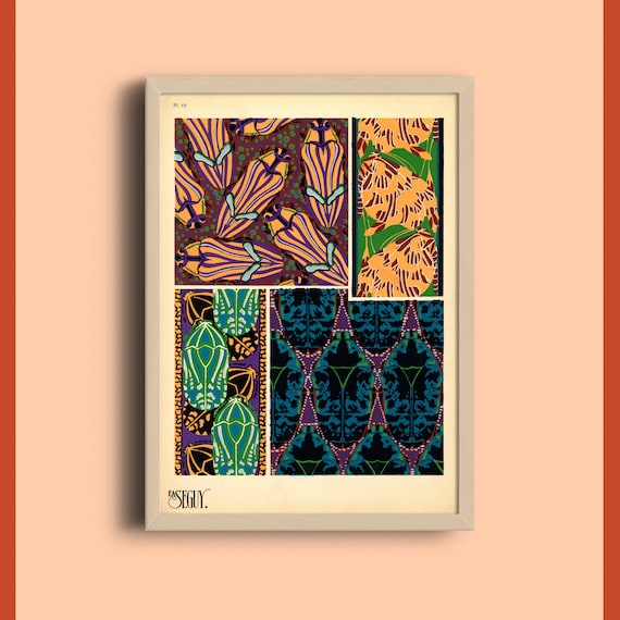Eugène Séguy Print: Vintage Insect Art Deco Poster