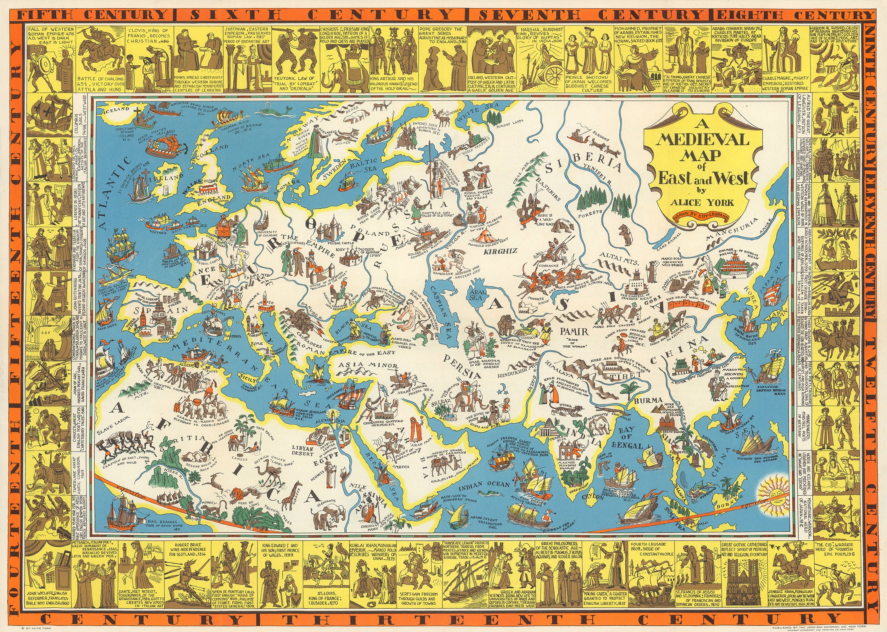 Medieval Europe Map Outline