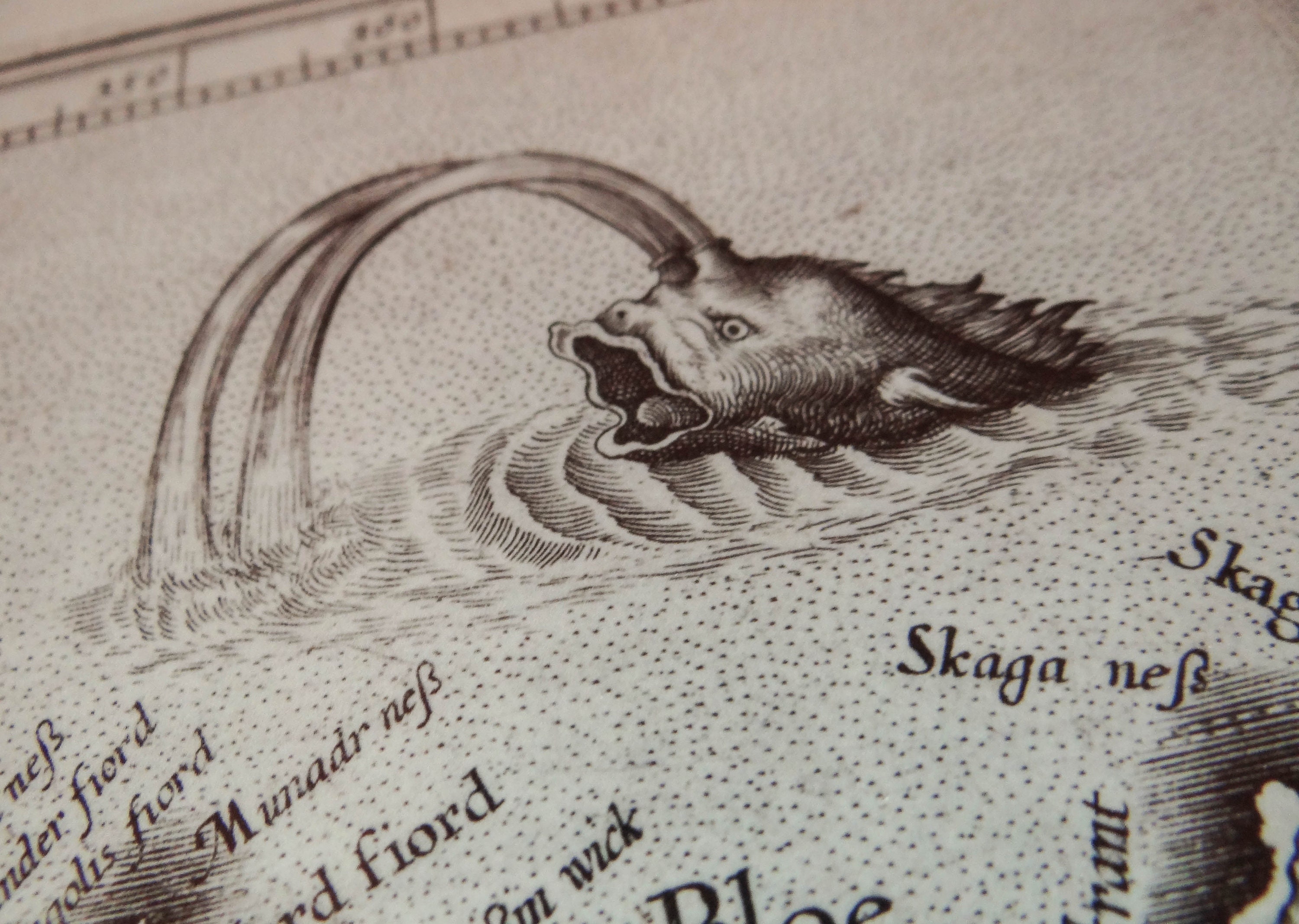 1607 Vintage Islandia Map Iceland Old Map Print Wall Decor Etsy