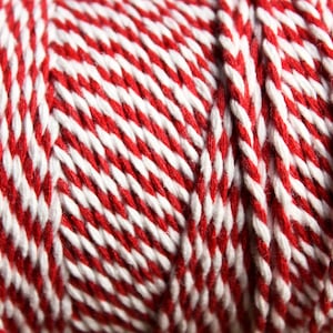 Cadena De Rayas Rojo Blanco a rayas de algodón Bakers Twine Navidad Regalos Etiquetas artesanías Cadena De Rayas Rojo Blanco a rayas de algodón Bakers Twine Navidad Regalos Etiquetas artesanías