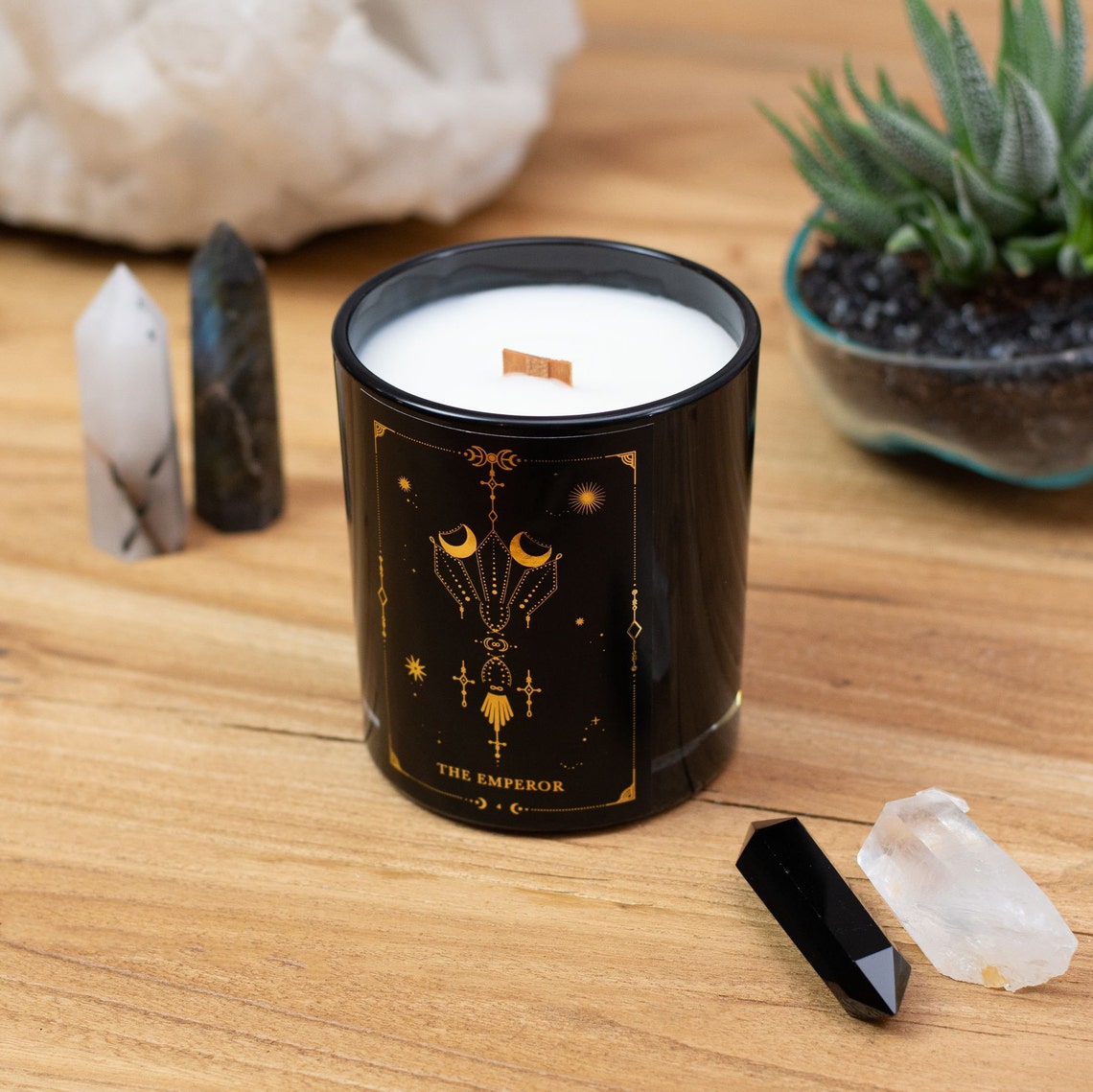 04. The Emperor Tarot Candle Etsy