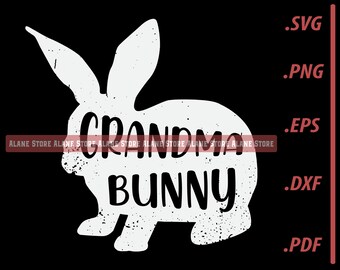 Download Grandma Bunny Svg Etsy