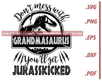 Download Grandmasaurus Svg Etsy