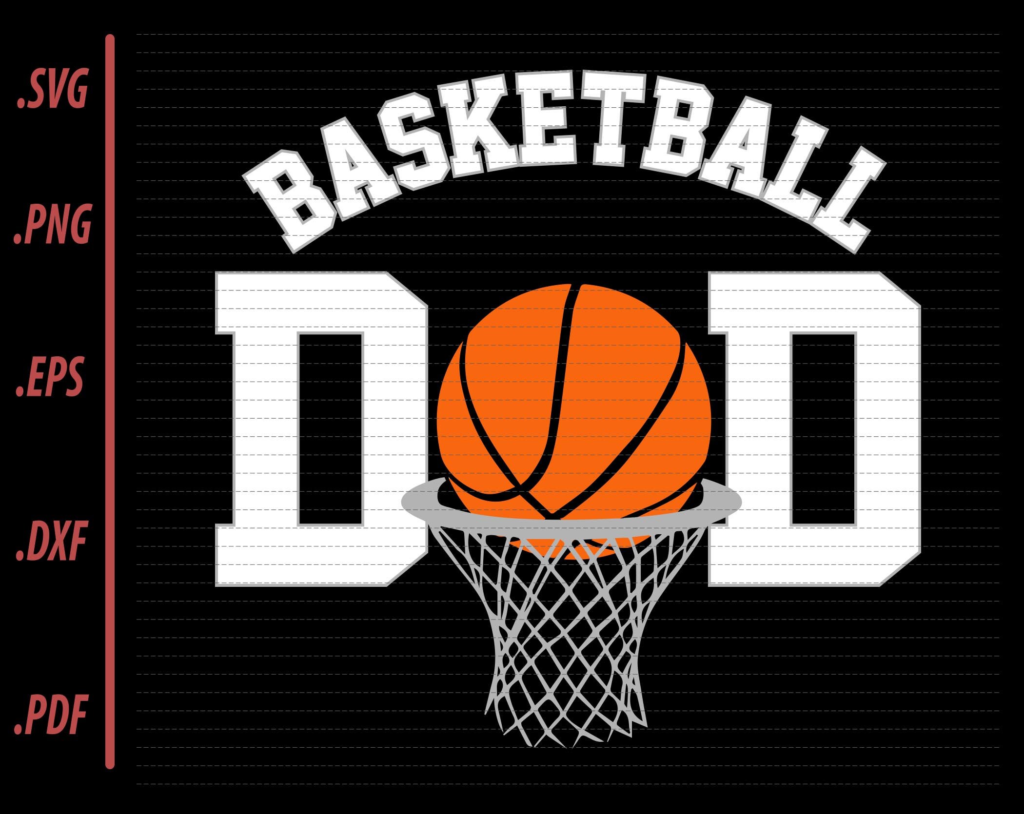 Basketball Dad SVG Basketball love SVG Father's Day SVG Etsy