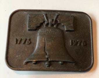bicentennial belt buckle
